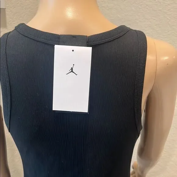 NWT Jordan Black Sleeveless Sheath Midi Dress - Picture 5 of 6